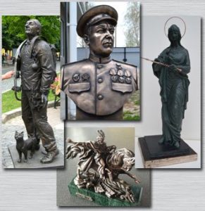 Бронзова скульптура на замовлення в Києві: виготовлення та лиття від Гудвіл Дизайн