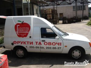 Виготовлення реклами на мікроавтобус